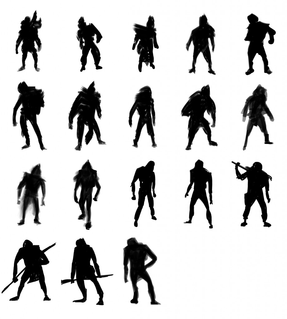 silhouettes